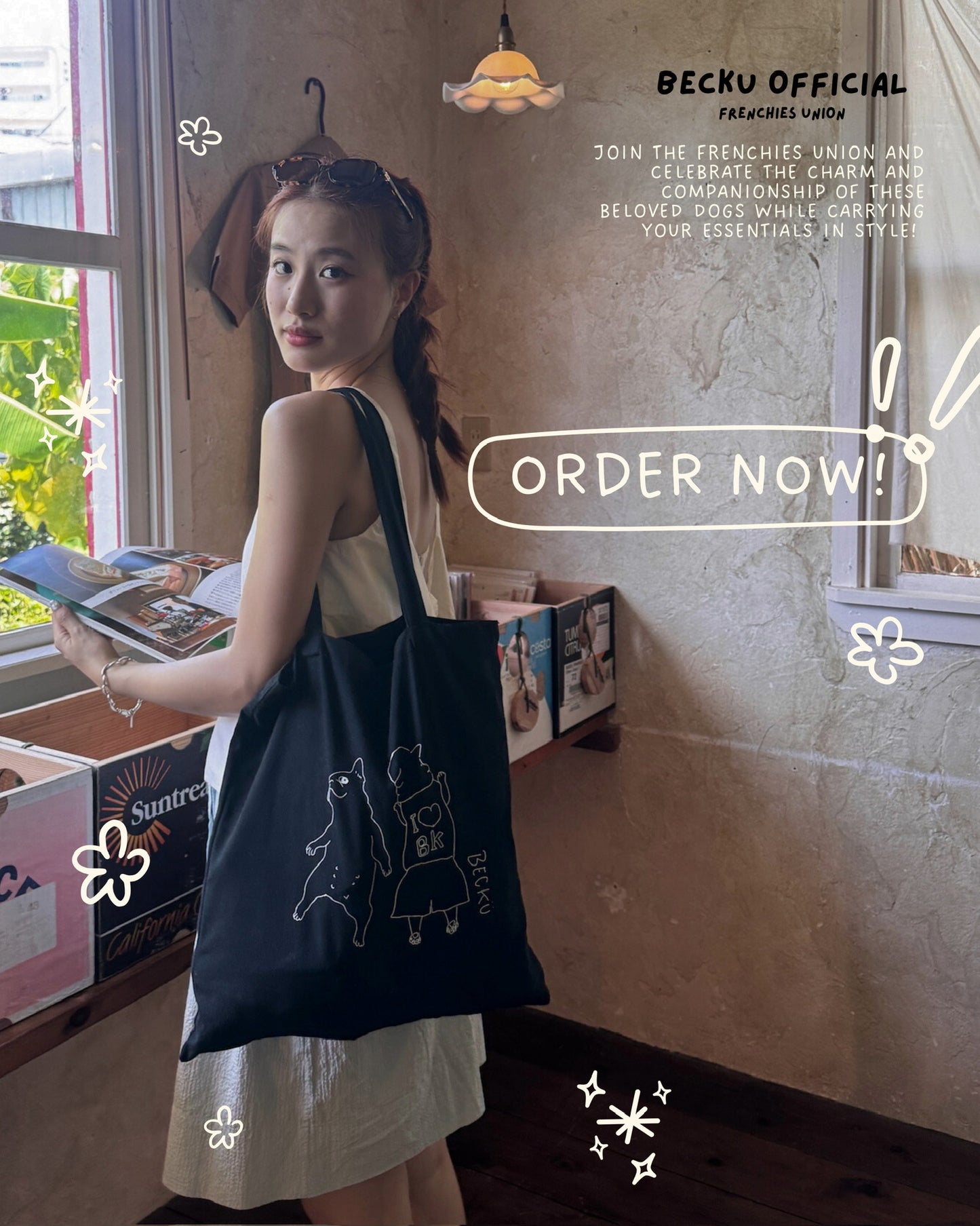 Lazy Becku Tote Bag