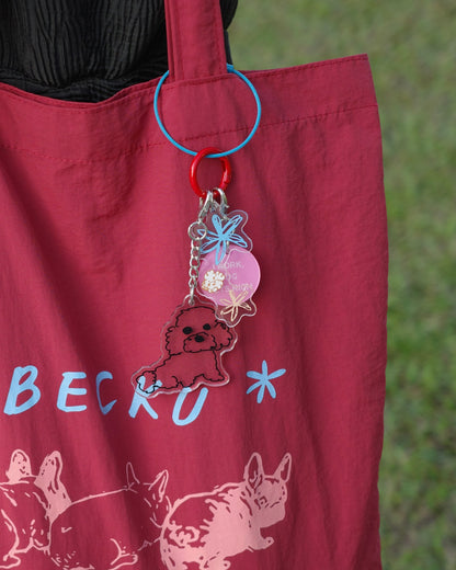 Becku Original Poodle Keychains