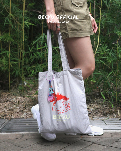 Becku Waterproof Tote Bag (Gray)