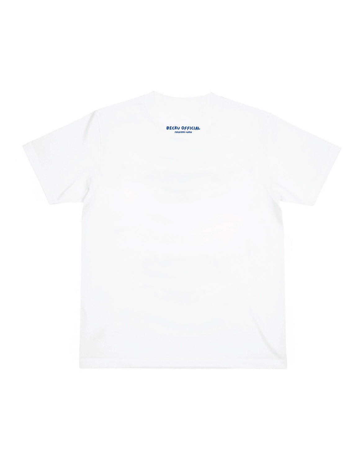 Becku Three Frenchies Loop wheel T-shirt (White)