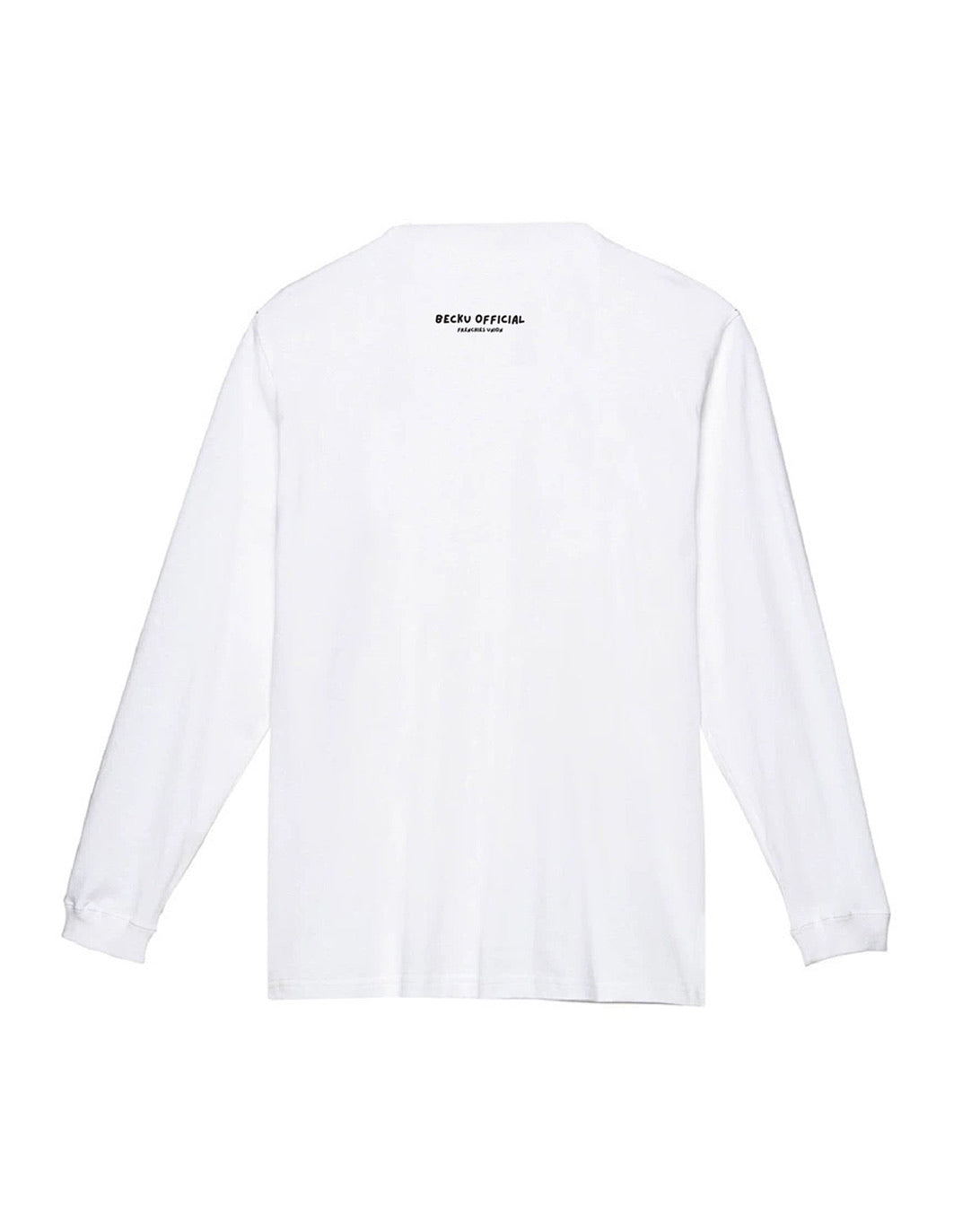 Sleepy ku Long Sleeve T-shirt (White)