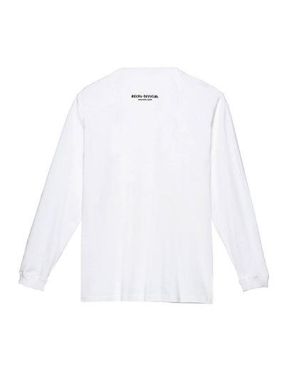 Sleepy ku Long Sleeve T-shirt (White)