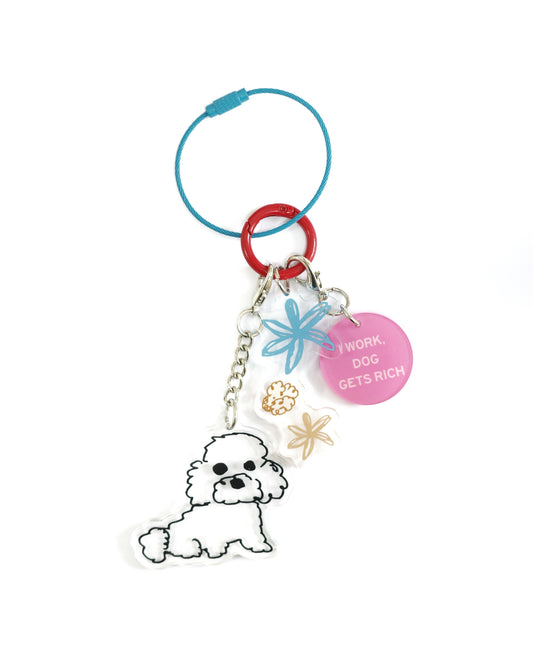 Becku Original Poodle Keychains