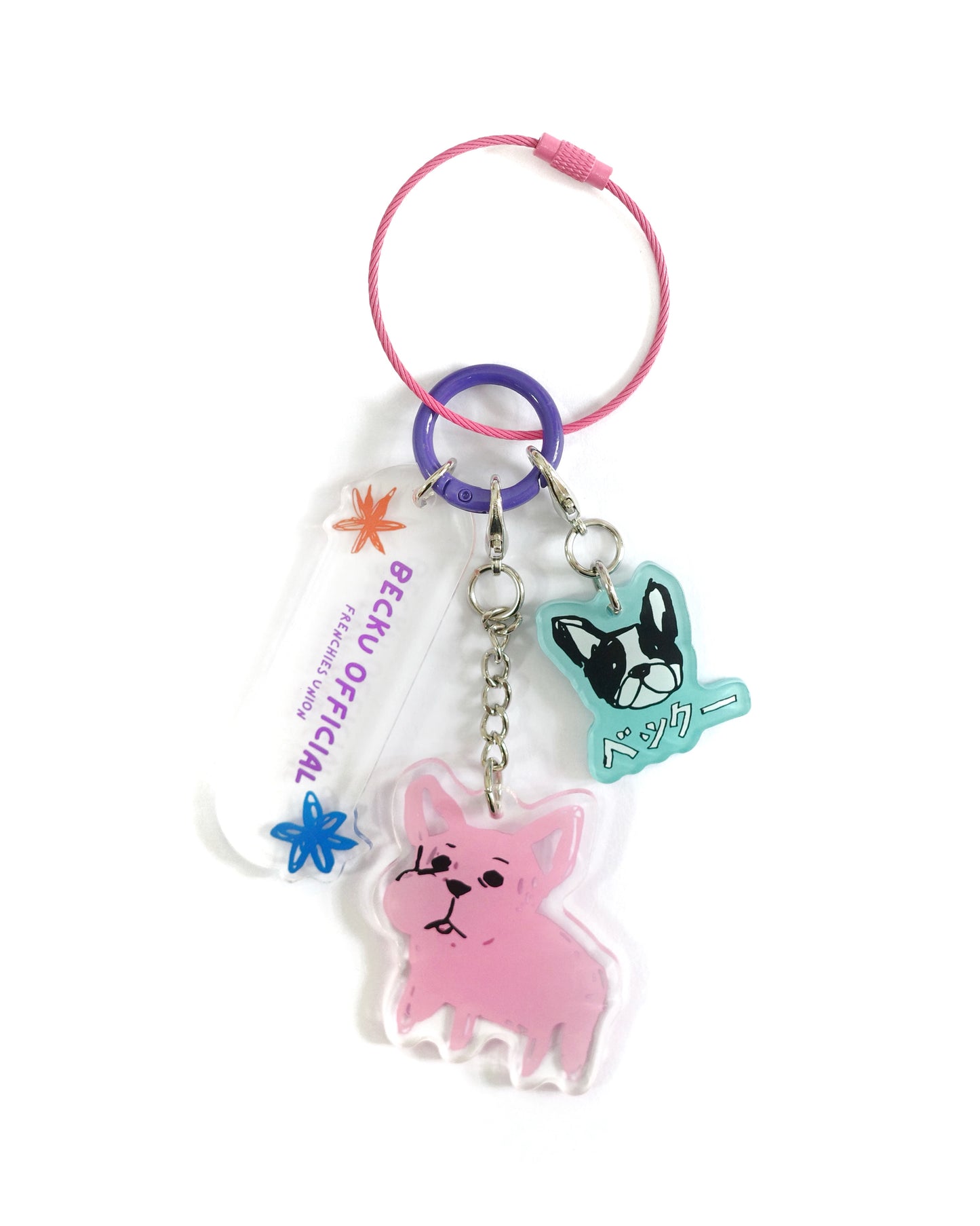 Becku Original Frenchie Keychains