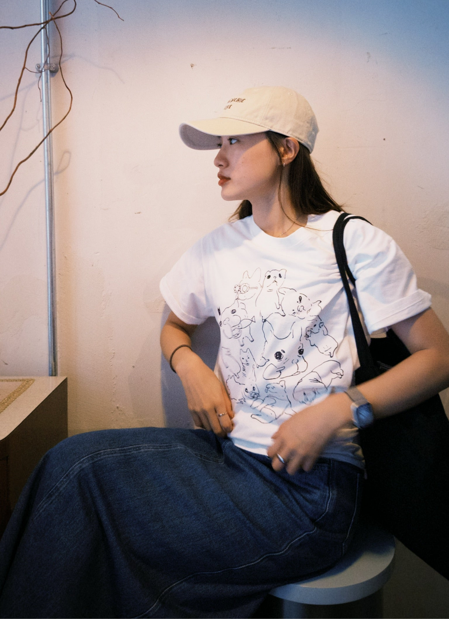 Becku Loop wheel T-shirt (White)