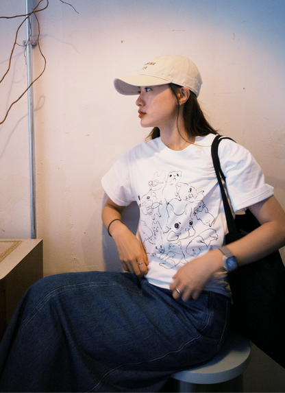 Becku Loop wheel T-shirt (White)