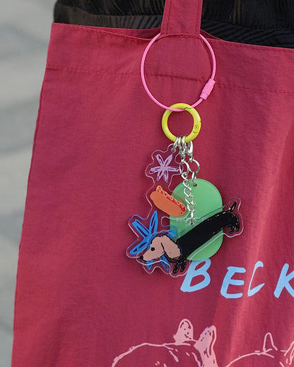 Becku Original Dachshund Keychains