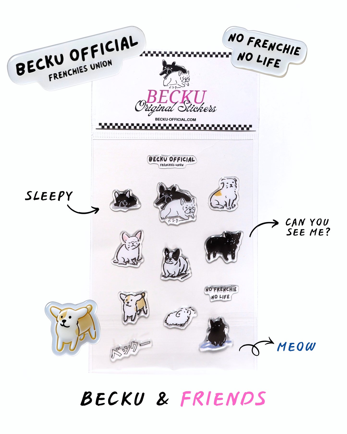Becku Original Stickers