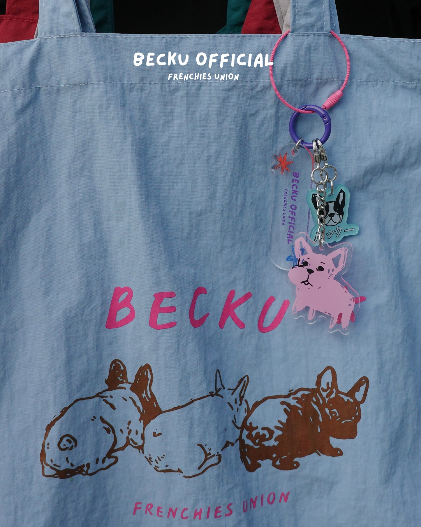 Becku Waterproof Tote Bag (Blue)