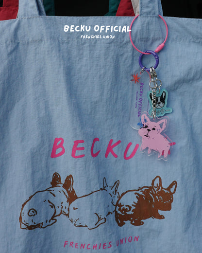 Becku Waterproof Tote Bag (Blue)